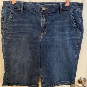 Lane Bryant Jean Bermuda shorts